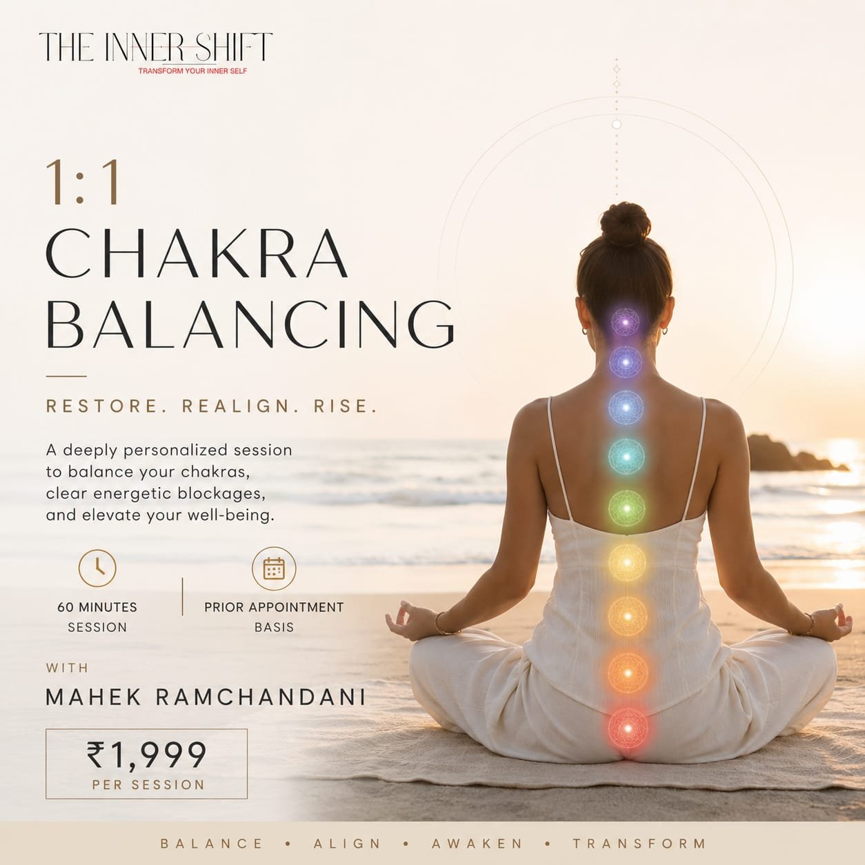 One-to-One Chakra Balancing with Mahek Ramchandani