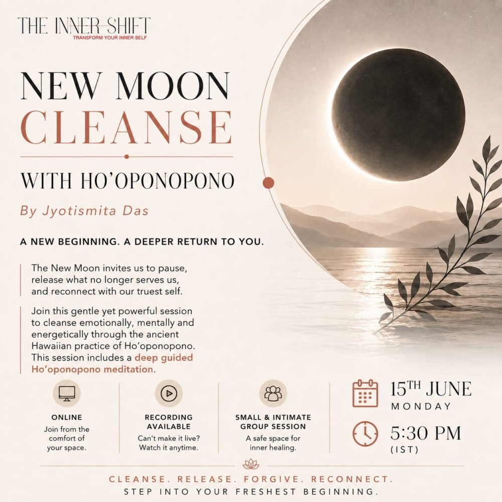 New Moon cleanse with Ho'oponopono by Jyotismita Das (15th June